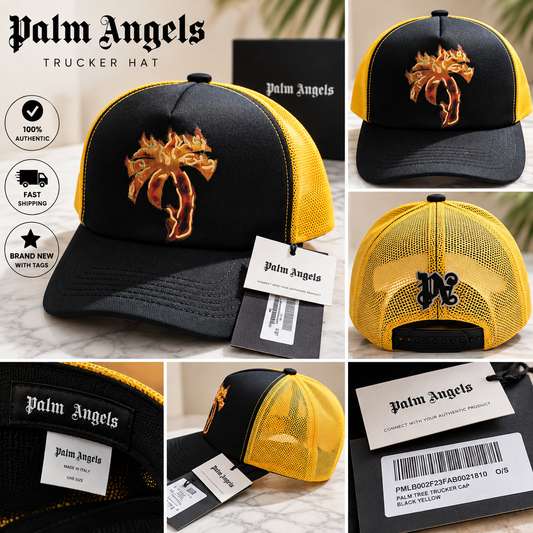 Palm Angels Burning Palm Trucker